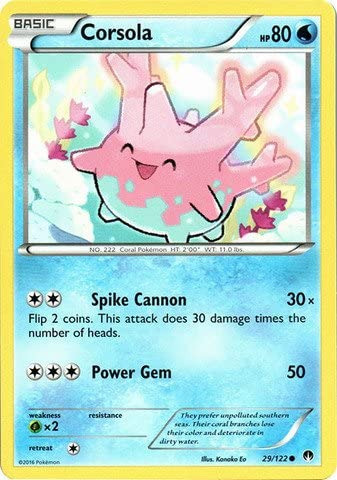 Zdjęcie oferty: Pokemon - Corsola 29/122 - XY Breakpoint 2016