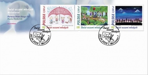 Zdjęcie oferty: 2020 FDC 5081-83 SWIAT OCZAMI DZIECKA