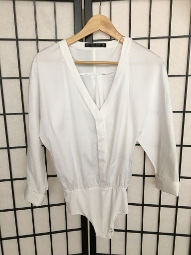 Zdjęcie oferty: ZARA body, koszula biała r. S z długim rękawem