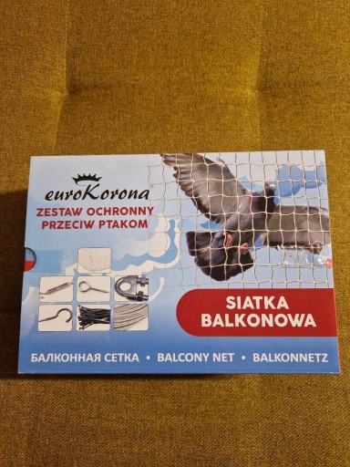 Zdjęcie oferty: Siatka ochronna przeciw ptakom zestaw balkonowy