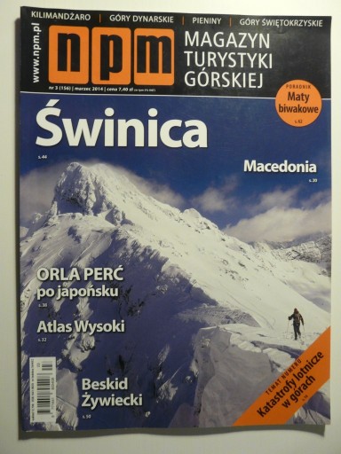 Zdjęcie oferty: Magazyn turystyki górskiej n.p.m. marzec 2014