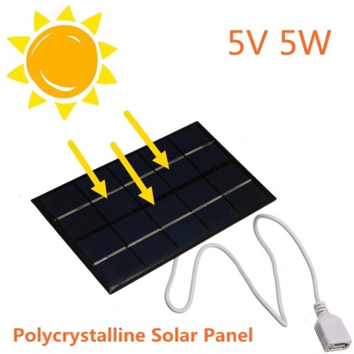 Zdjęcie oferty: Ładowarka słoneczna USB panel 6V 2W