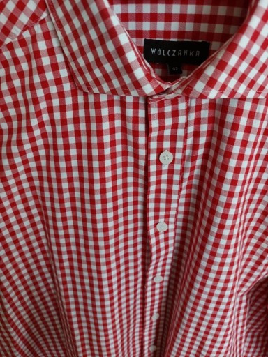 Zdjęcie oferty: Koszula męska krata czerwona Wólczanka