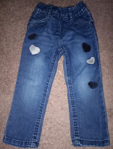 Zdjęcie oferty: 3 pary spodnie jeans rozmiar 92 stan idealny 