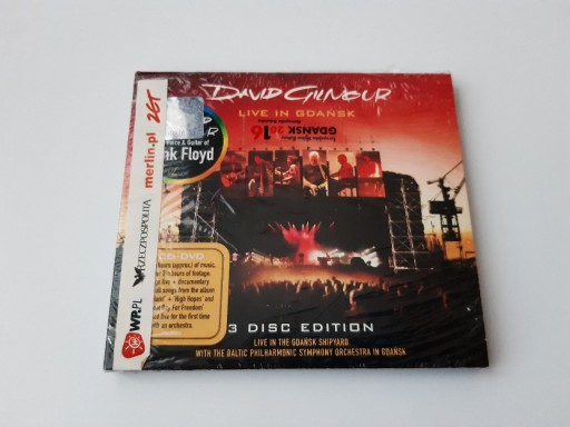 Zdjęcie oferty: DAVID GILMOUR - LIVE IN GDAŃSK  2CD+DVD  Wyd. 2008 r.  