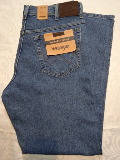 Zdjęcie oferty: WRANGLER Regular Nowe męskie spodnie jeansy 36/32