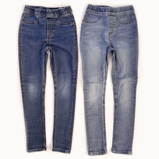 Zdjęcie oferty: H&M 2-PAK jeansy tregginsy &denim 110 4-5l