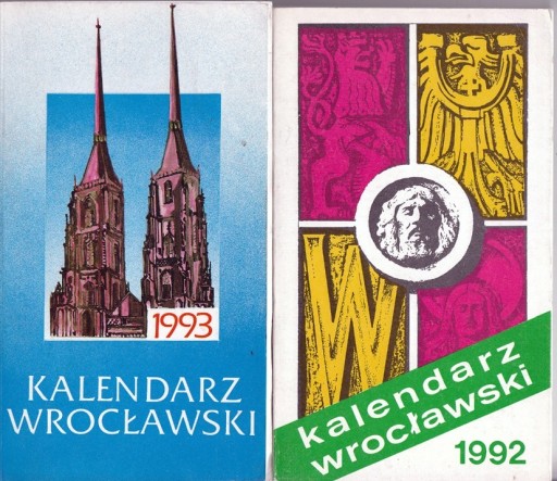Zdjęcie oferty: Kalendarz Wrocławski, 3 roczniki 92, 93 i 98