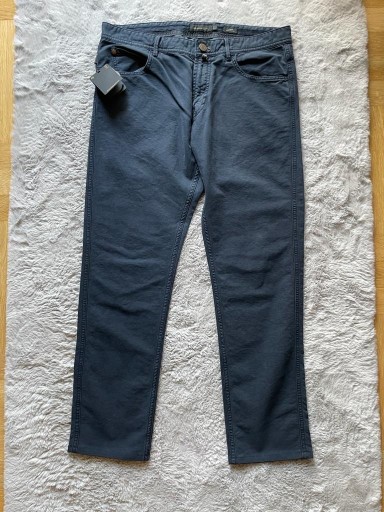 Zdjęcie oferty: Massimo Dutti 42 spodnie z metką granatowe jeans