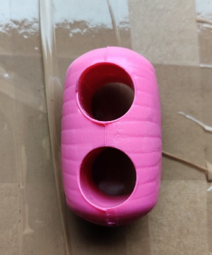 Zdjęcie oferty: Łącznik prosty do lin fi 16 mm różowy + wkręt 