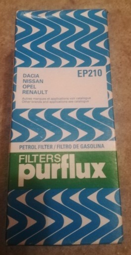 Zdjęcie oferty: Filtr paliwa purflux EP210 Renault, Dacia