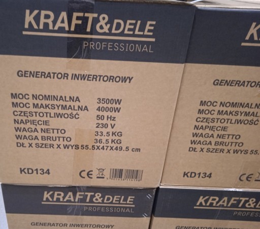 Zdjęcie oferty: Nowy agregat prądotwórczy inwertorowy 3,5kW KD134.