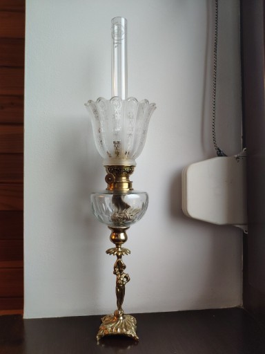 Zdjęcie oferty: Stara francuska lampa naftowa BACCARAT n661