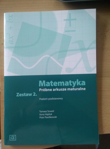 Zdjęcie oferty: Próbne arkusze maturalne Matematyka Podstawowa