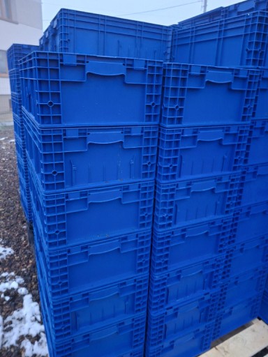 Zdjęcie oferty: Pojemniki klt 60x40x21cm# praktycznie jak nowe skrzynki