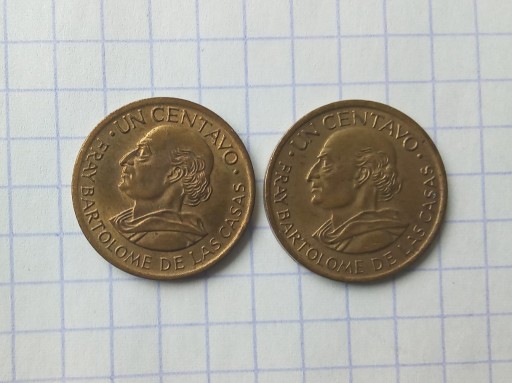 Zdjęcie oferty: 1. CENTAVO  z 1967. i .1968. GWATEMALA.