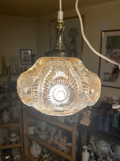 Zdjęcie oferty: Vintage szwedzka lampa wisząca lata 60- te.