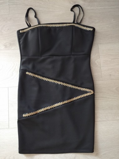 Zdjęcie oferty: Śliczna czarna sukienka na wesele sylwester 34 XS