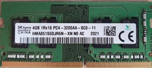 Zdjęcie oferty: PAMIĘĆ DDR4 4GB Samsung HMA851S6CJR6N-XN 