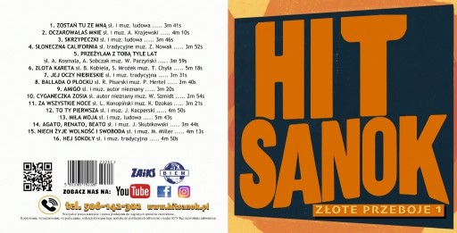 Zdjęcie oferty: HiT SANOK - największe przeboje - cała kolekcja płyt
