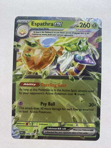 Zdjęcie oferty: Pokemon TCG Paldean Fates Espathra 006/091