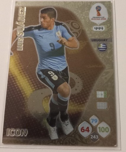 Zdjęcie oferty: Luis suarez icon 2018 world cup panini 