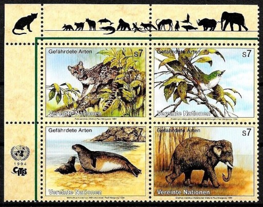 Zdjęcie oferty: Fauna ONZ 162 - 165 **