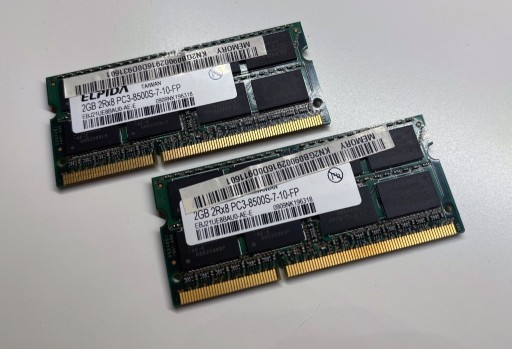 Zdjęcie oferty: pamięć RAM DDR3 2x2GB