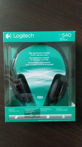 Zdjęcie oferty: Logitech H540 słuchawki, NOWE, nie otwierane