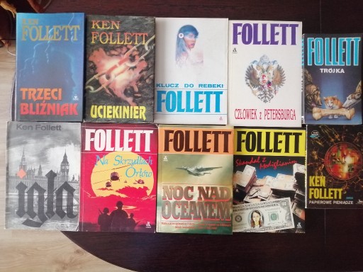 Zdjęcie oferty: Ken Follett zestaw 10 powieści