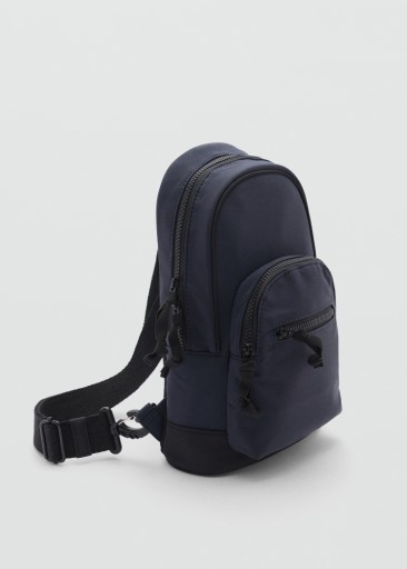 Zdjęcie oferty: Nowa z metką torebka saszetka z kieszenią MANGO granat