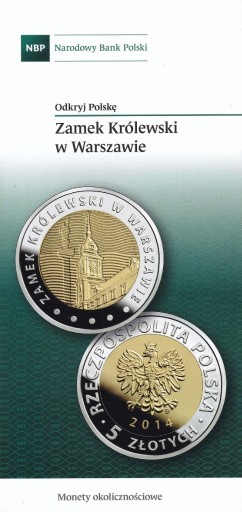 Zdjęcie oferty: Folder "Odkryj Polskę"-Zamek Królewski w Warszawie