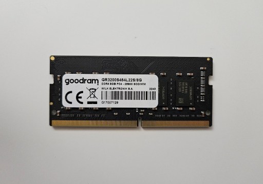 Zdjęcie oferty: GOODRAM DDR4 8GB 3200MHz (GR3200S464L22S/8G)