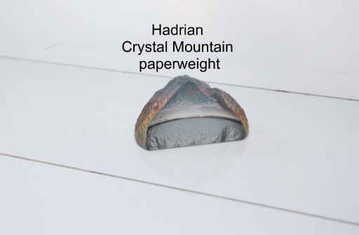 Zdjęcie oferty: Hadrian Crystal przycisk do papieru lata 60-te