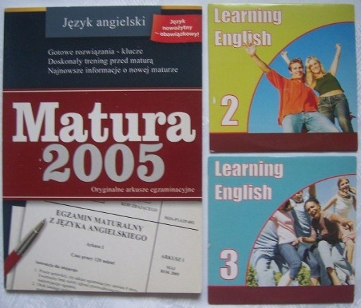 Zdjęcie oferty: Matura 2005 język angielski + 2 CD