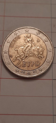 Zdjęcie oferty: 2 Euro Grecja 2002 Europa porwana przez Zeusa "S"