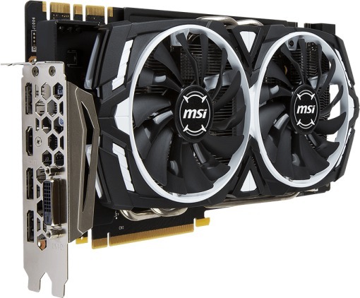 Zdjęcie oferty: MSI GeForce GTX 1070 ARMOR 8GB GDDR5 256 Bit HDMI