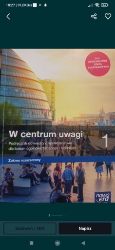 Zdjęcie oferty: Podręcznik do WOS W centrum uwagi 1 