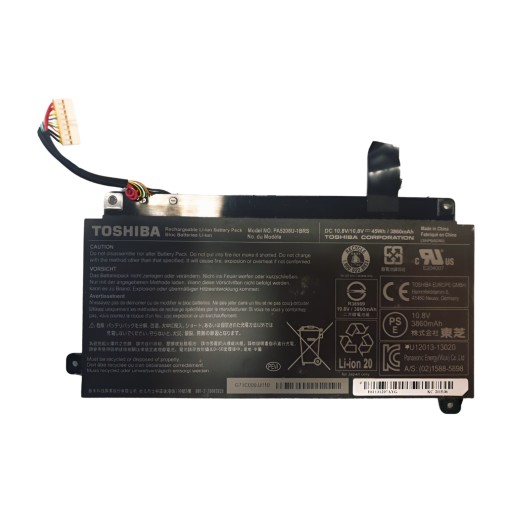 Zdjęcie oferty: Używana bateria Toshiba PA5208U-1BRS 3860mAh