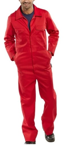 Zdjęcie oferty: Kombinezon Roboczy Beeswift Boilersuit czerwony do warsztatu serwisu L