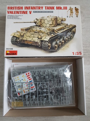 Zdjęcie oferty: British Infantry Tank Mk.III Valentine V MiniArt