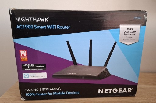 Zdjęcie oferty: Netgear R7000-1DXPES AC1900 – DD-WRT/FreshTomato, Gigabit, USB 3.0