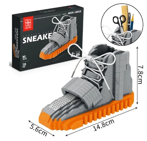 Zdjęcie oferty: Klocki Buty Sneakers DIY Yezzy Szare