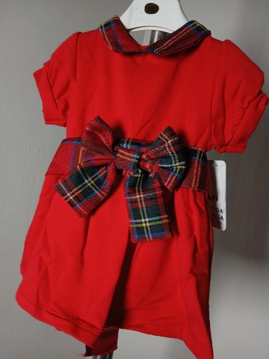Zdjęcie oferty: Czerwona sukienka dziewczęca na święta kokarda r.12m