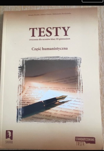 Zdjęcie oferty: Testy i ćwiczenia z języka polskiego 