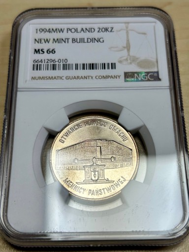 Zdjęcie oferty: 1994 NGC MS 66 Mennica 20000 złotych