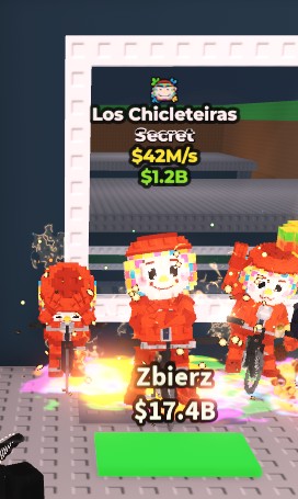 Zdjęcie oferty: Los chicleteiras 42m/s Steal a Brainrot