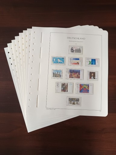 Zdjęcie oferty: RFN BUND Rocznik 1995 - kasowane karty Leuchtturm
