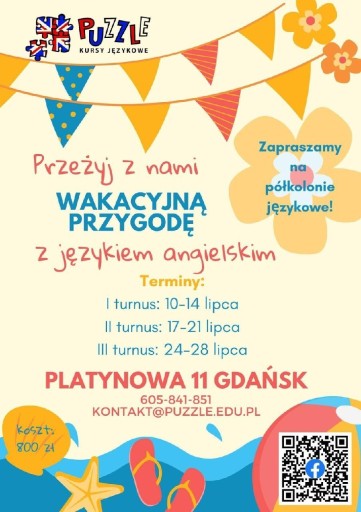 Zdjęcie oferty: Półkolonie językowe Gdańsk