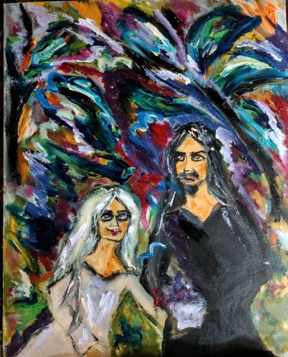 Zdjęcie oferty: Obraz olejny na płótnie 40 50 abstrakcja 